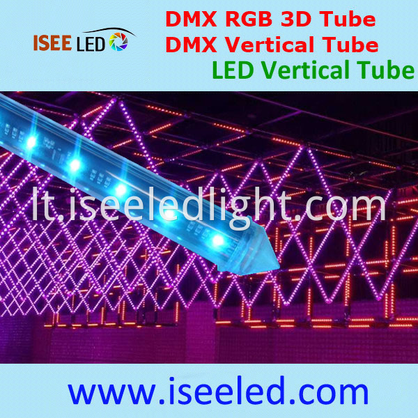 RGB DMX512 LED 3D Tube